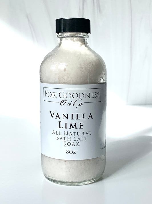 Bath Salt Soak - Vanilla Lime