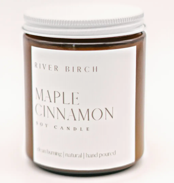 River Birch Soy Candle - Maple Cinnamon