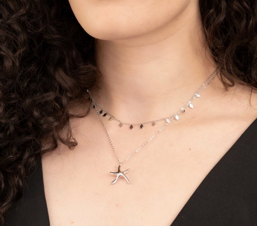 Starfish Hope Necklace Sterling Silver