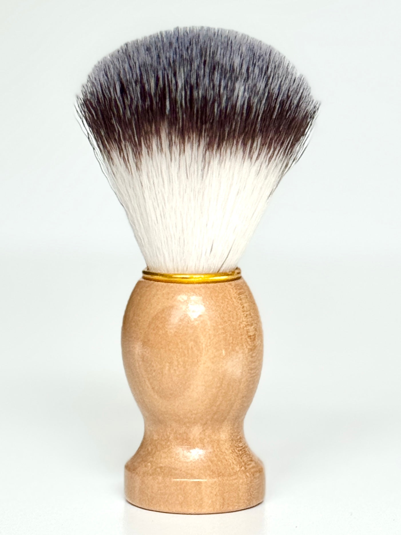 Shaving Brush - Natural Wood Handle