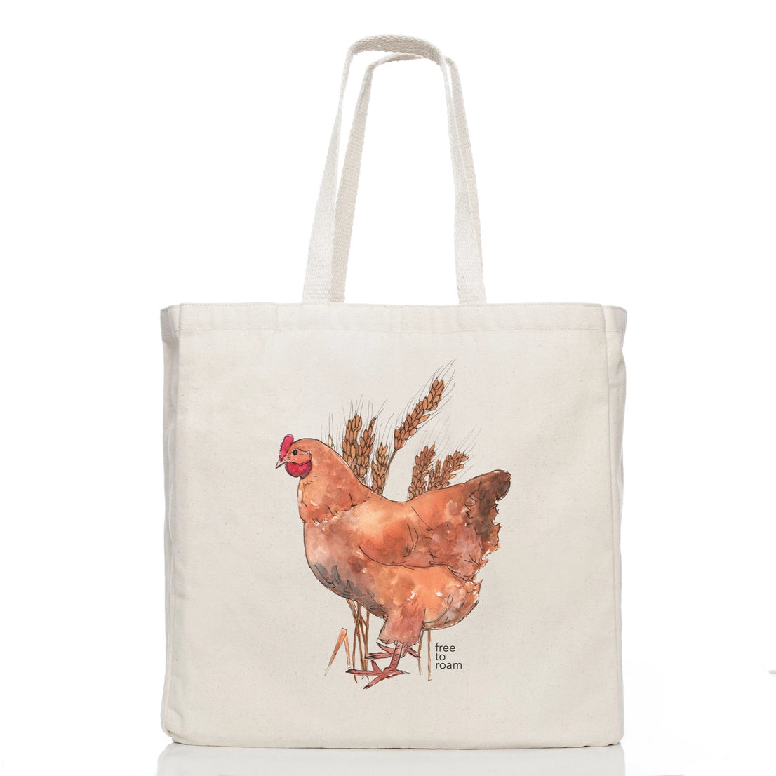 Tote Bag, Free to Roam Chicken