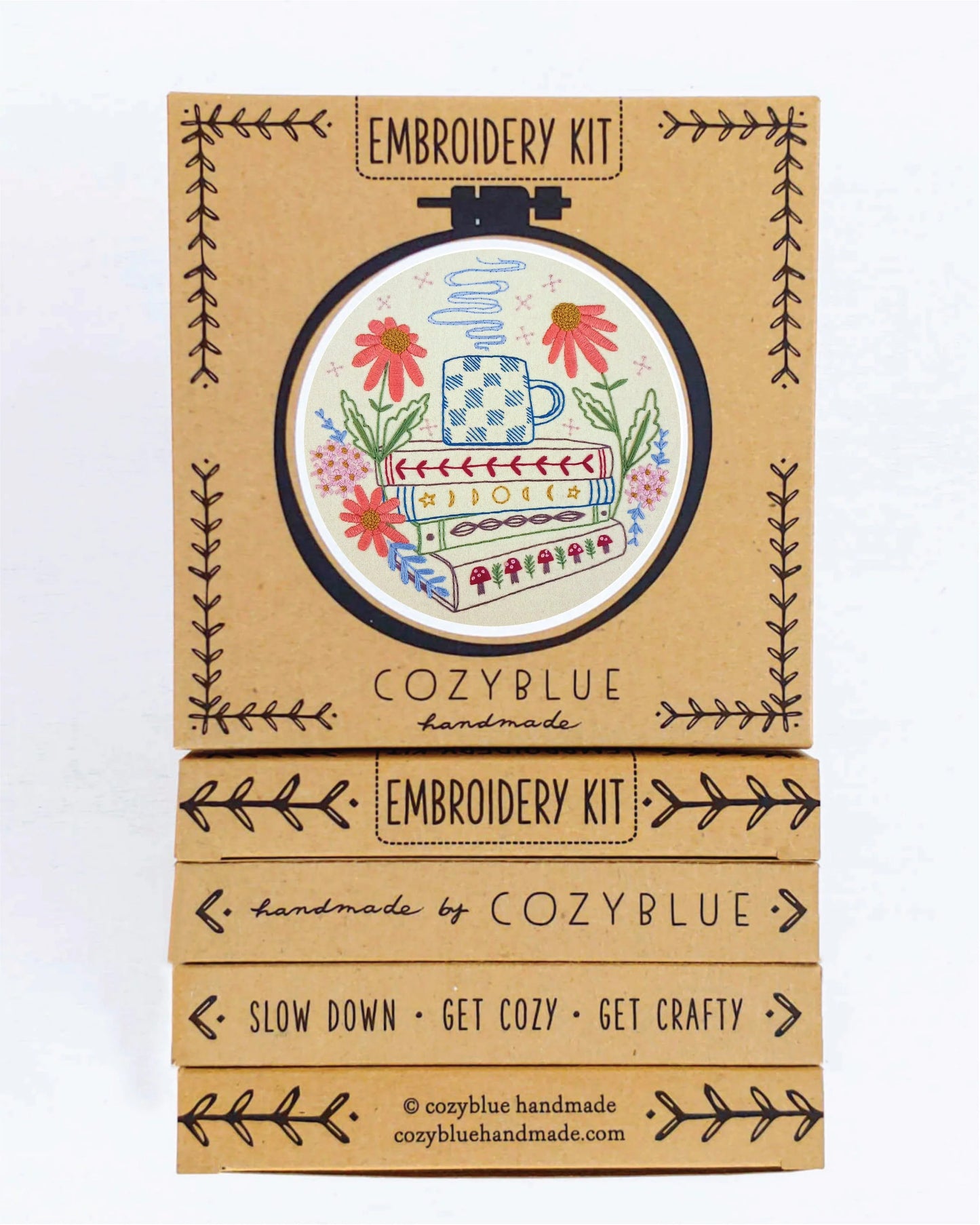 Embroidery Kit-Book Nook