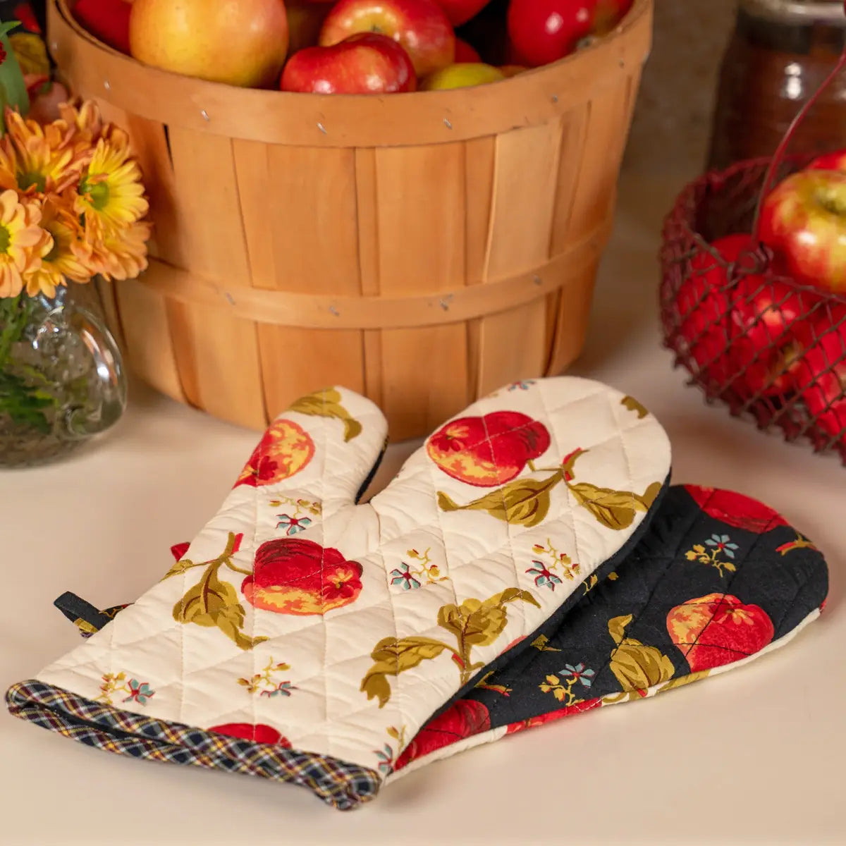 Oven Mitt-Apple