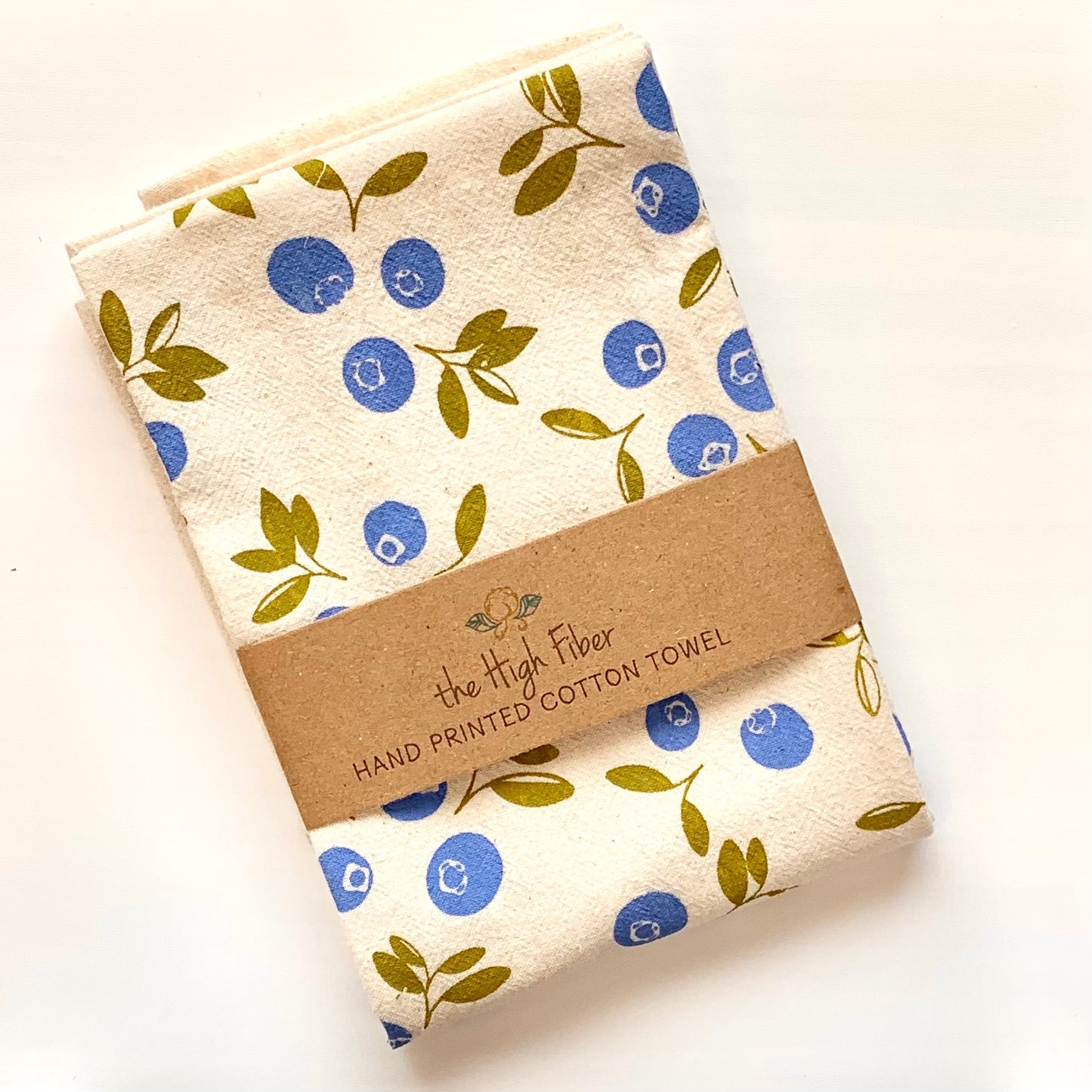 Cotton Towel - Blueberries