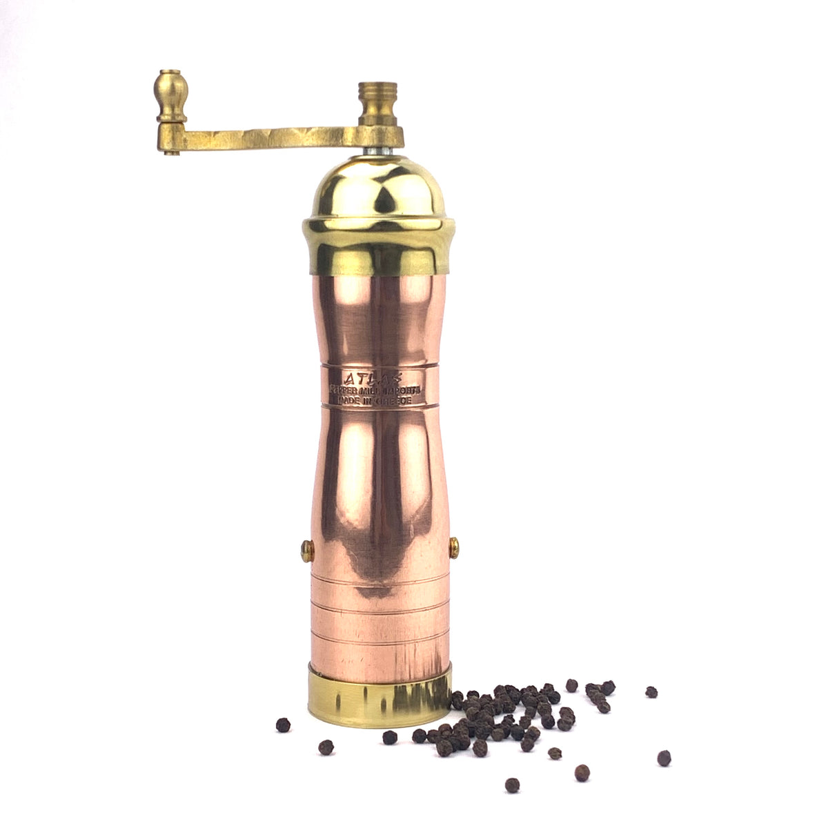 Greek Atlas Copper Pepper Mill Grinder – Nickey Kehoe Inc.