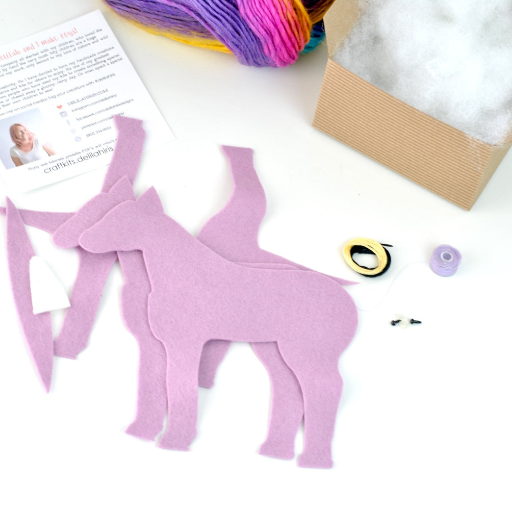 Felt Craft Kit - Rainbow Unicorn