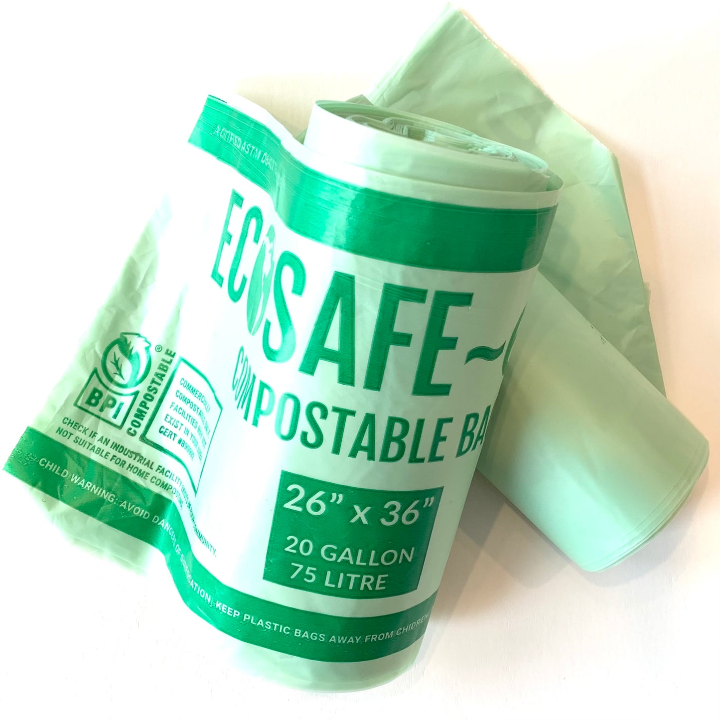 Compostable Bag - 26" x 36" / 20 Gallon