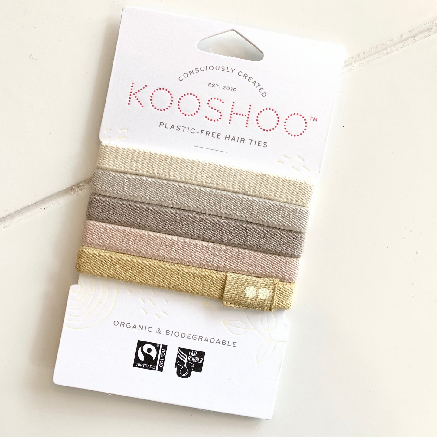 Biodegradable Hair Ties, Blond
