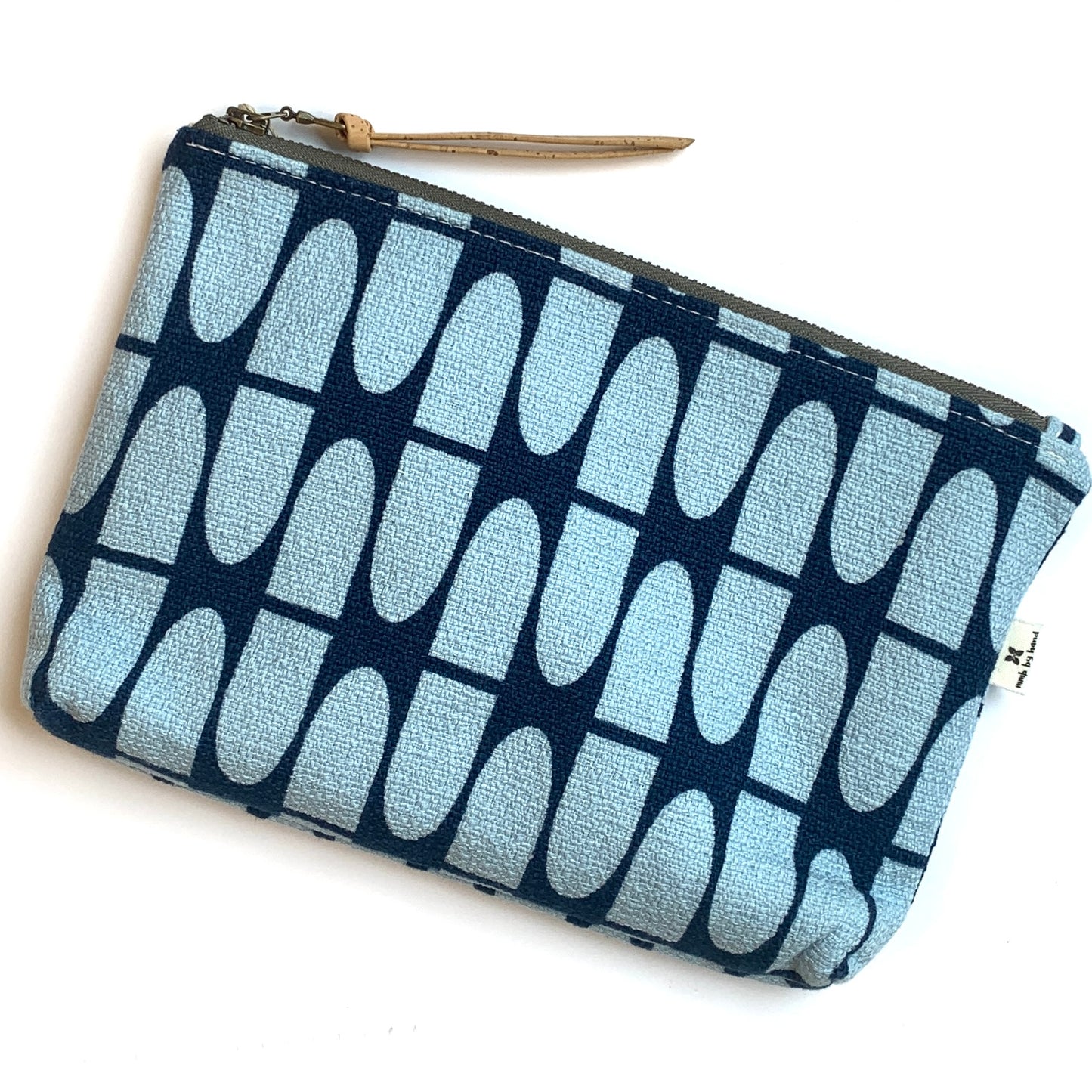 Organic Cotton Pouch - Blue Half Life