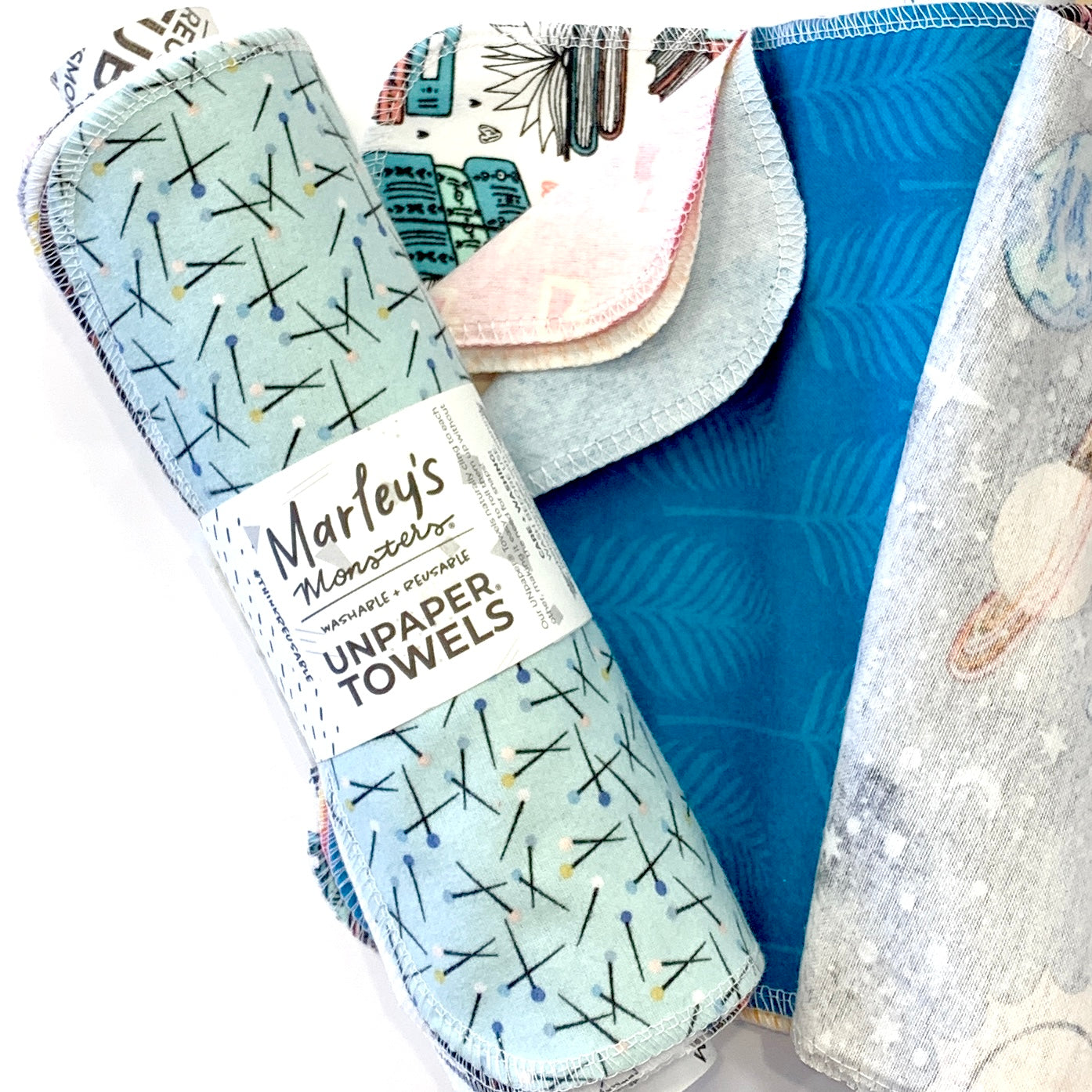 Unpaper Towels, Rolled - Mixed Prints (set of 12)