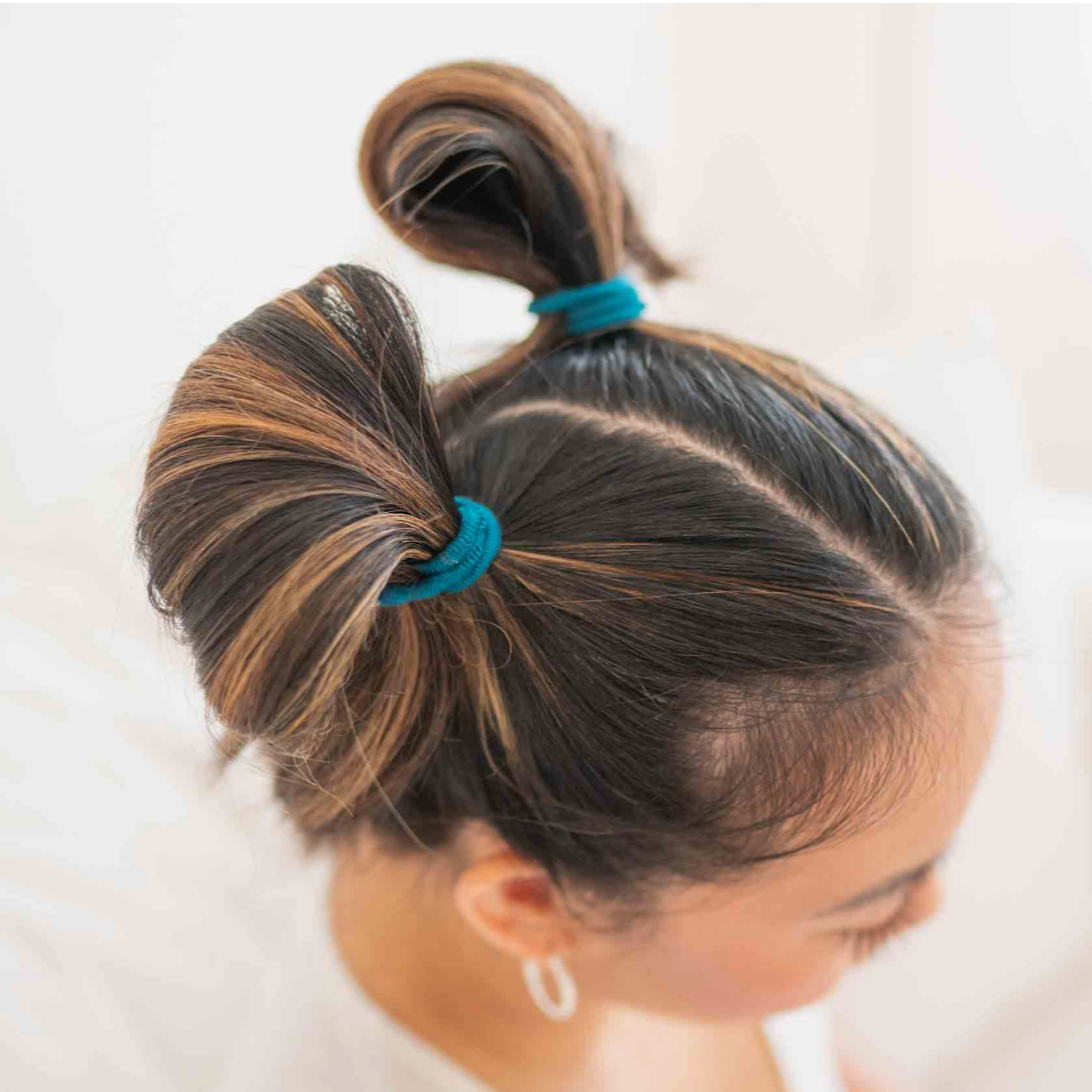 Biodegradable Round Hair Ties, Dark Hues