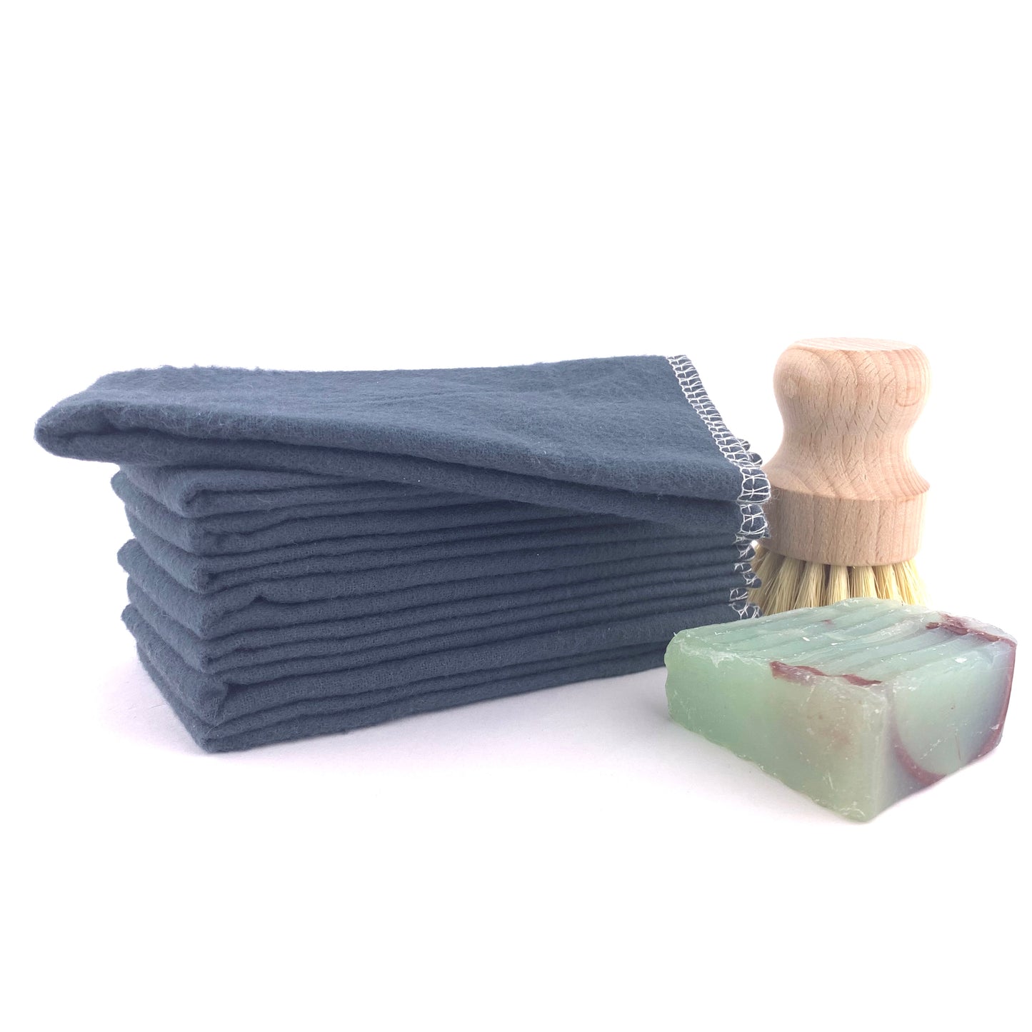 Non-Paper Towels Set of 8 - Charcoal Grey