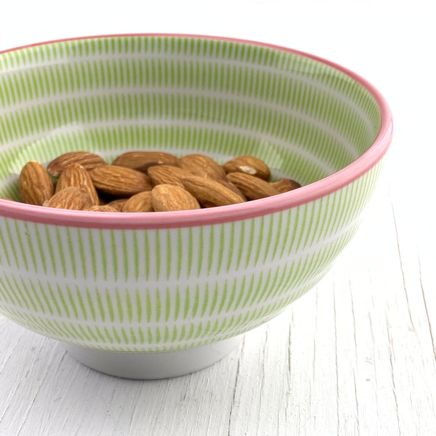 Rice Bowl, Green Stripes