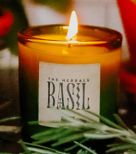 Soy Candle - Mini Glass, Basil