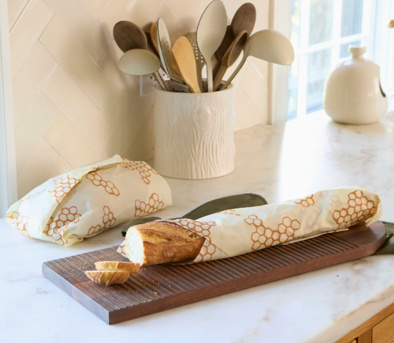 Bee's Wrap Reusable Food Wrap - Single Bread, Various Designs