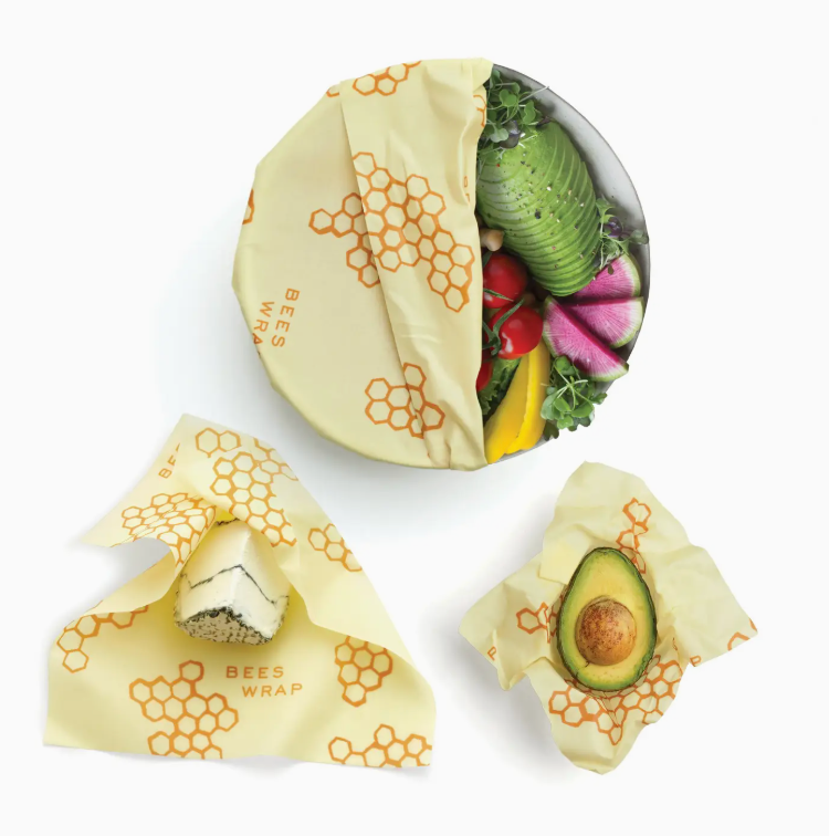 Beeswax Bee's Wrap 3 Pack, Honeycomb