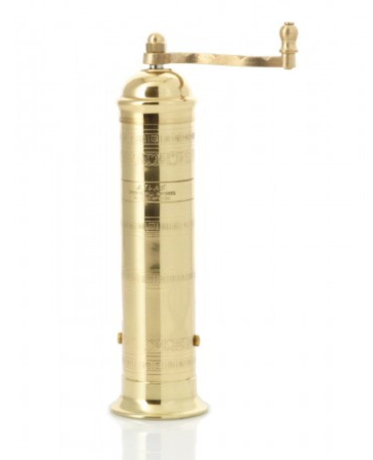 Brass Pepper Mill - 9" Atlas