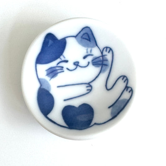 Chopstick Rest - Chillin Calico Cat