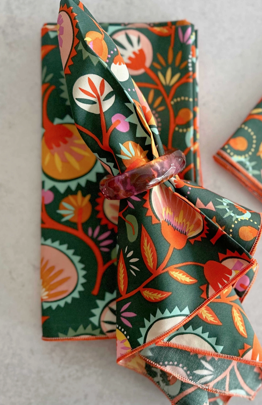 Cotton Napkins - Desert Bloom, Set of 4