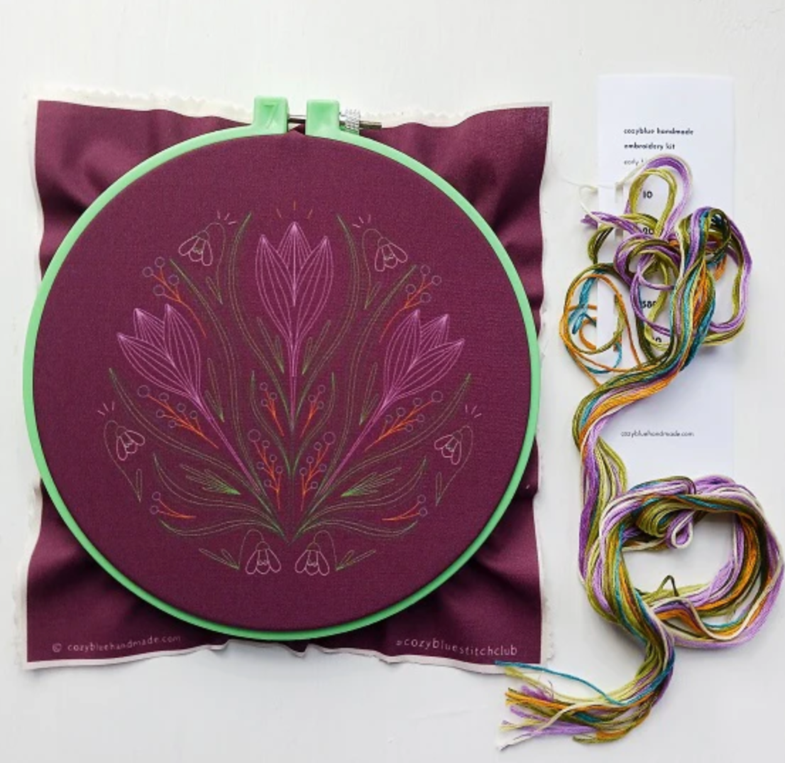 Embroidery Kit - Early Bloomer