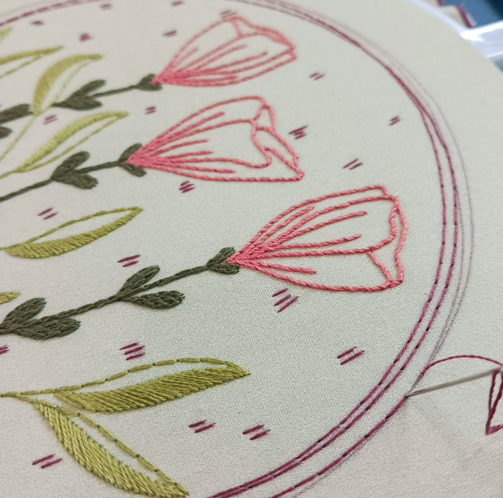 Embroidery Kit - Flower Moon