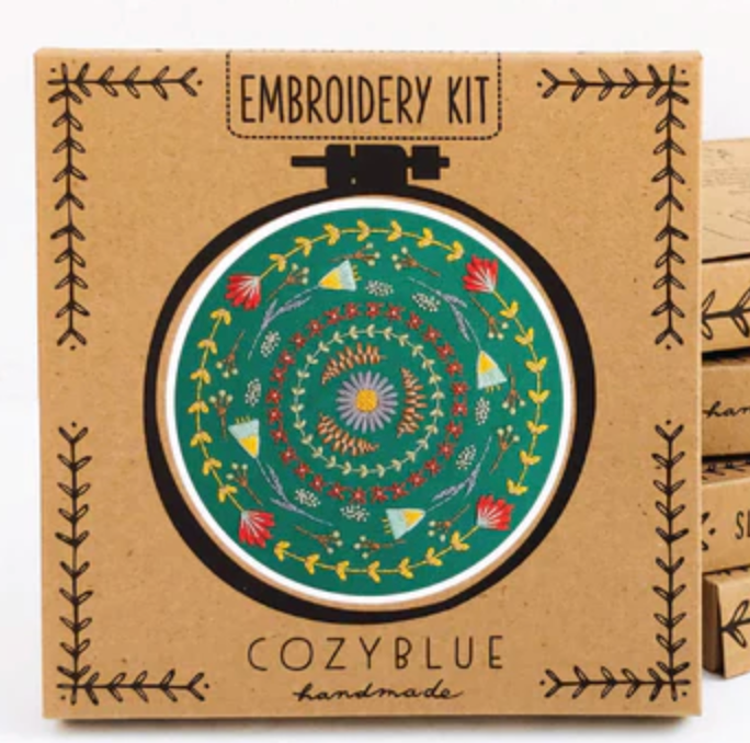 Embroidery Kit - Greenery