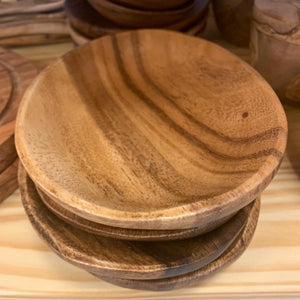 Acacia Wood Small Freeform Plate
