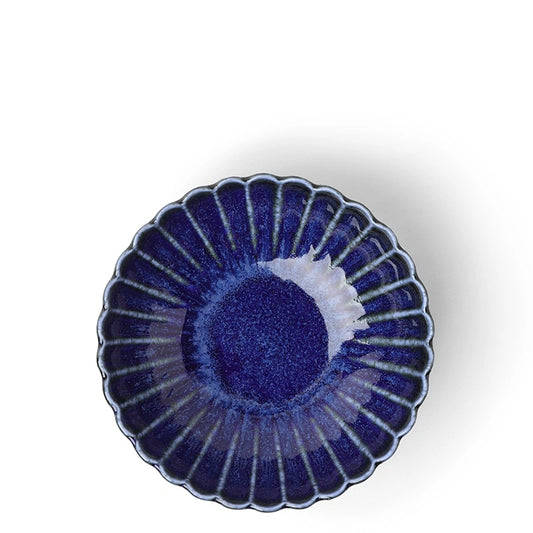 Chrysanthemum Sauce Bowl - Navy