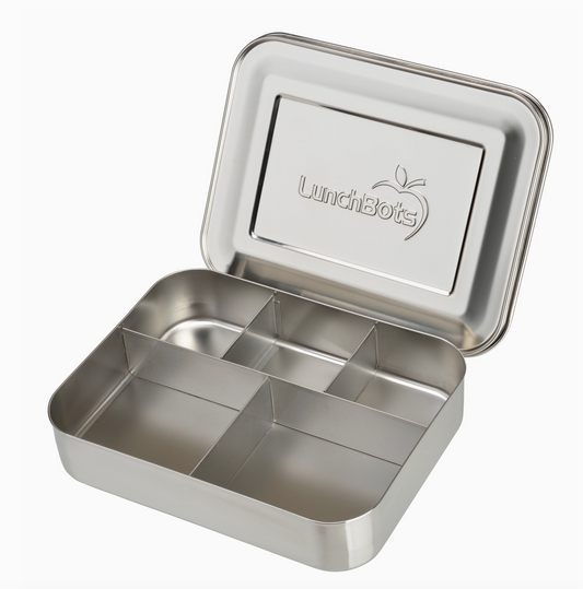 Lunchbots - Large 5 Section Stainless Steel Food Container