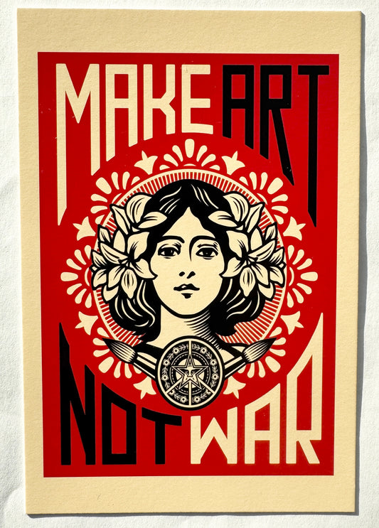 Postcard - Make Art Not War