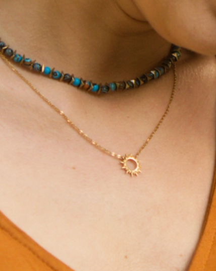 Starfish Project Jewelry - Mallory Golden Sun Necklace