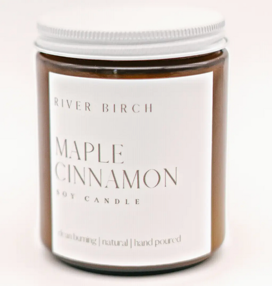 River Birch Soy Candle - Maple Cinnamon