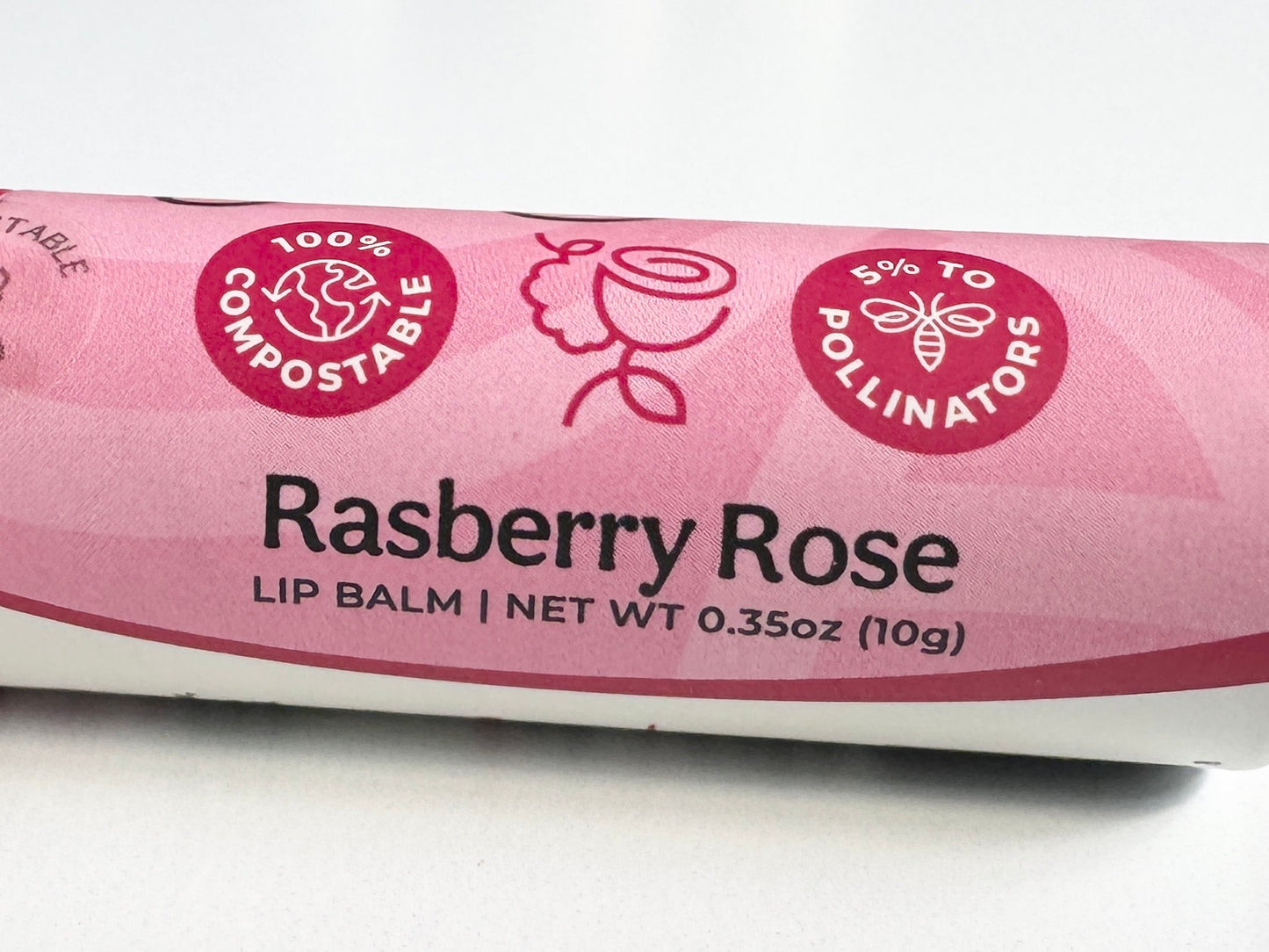 Zero Waste Lip Balm - Raspberry Rose