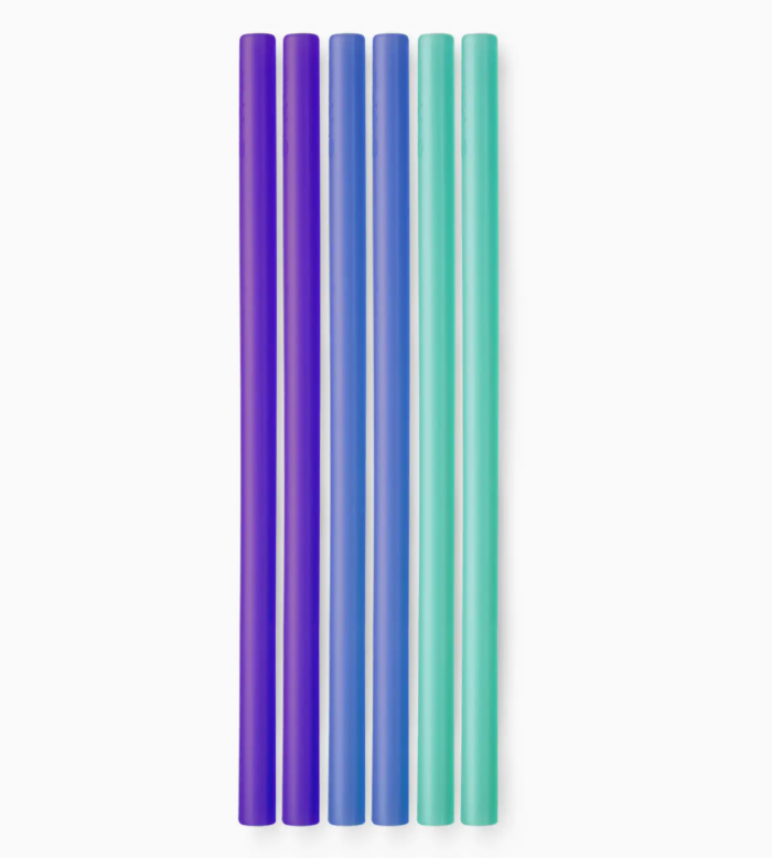 Silicone Straws - 6 Pack