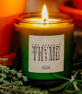 Soy Candle - Mini Glass, Thyme