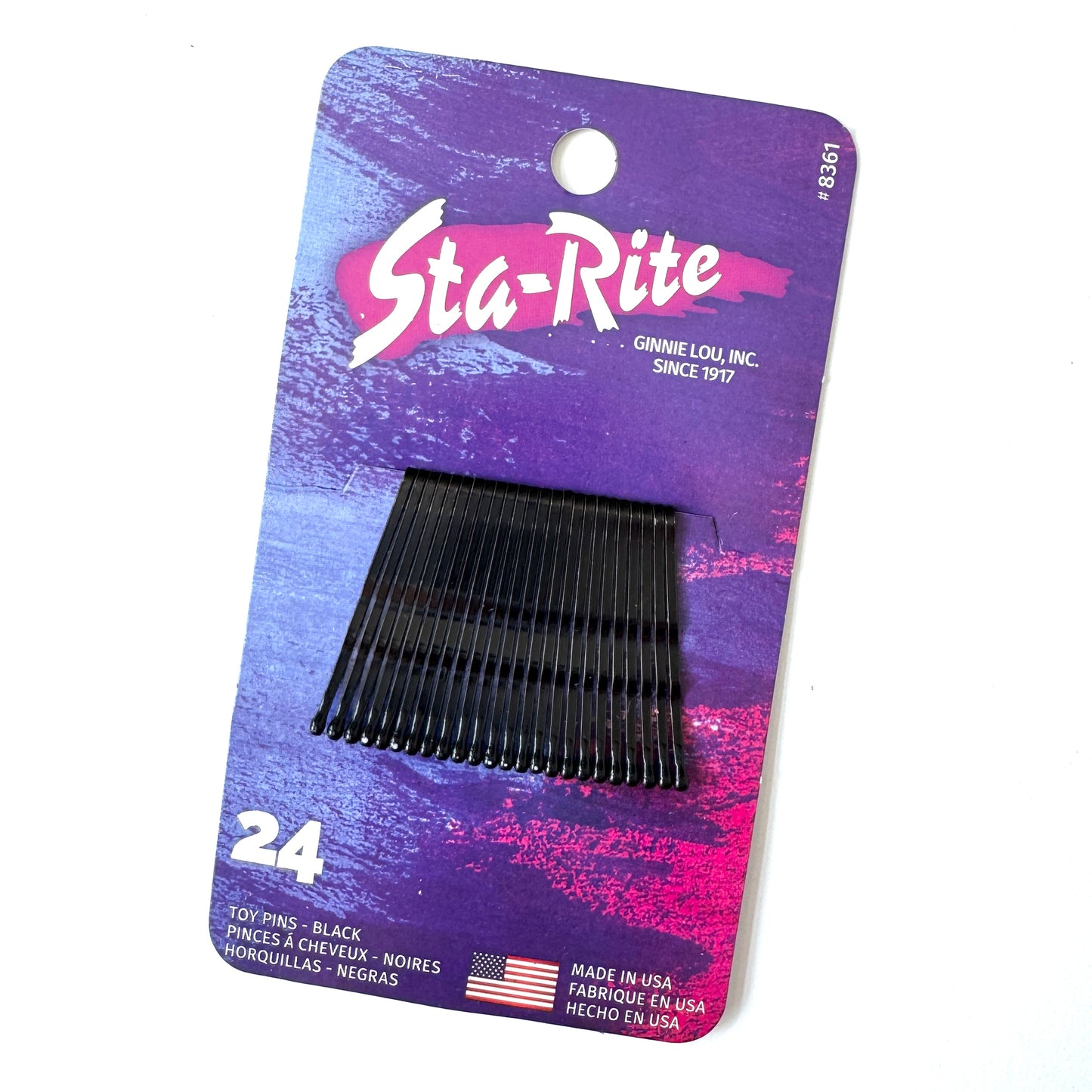 Sta-Rite Toy Bobby Pins, Black