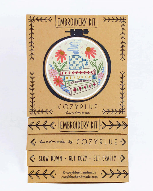 Embroidery Kit-Book Nook