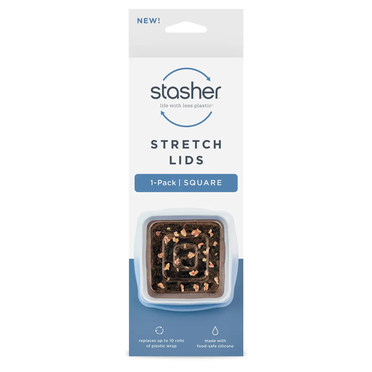 Stasher Stretch Lid - Brownie Pan Square 8x8