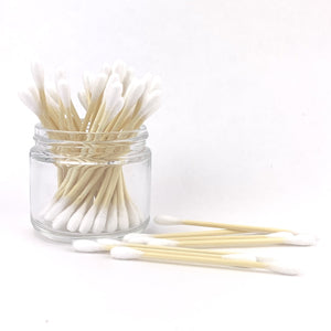 Bamboo + Cotton Swabs - Box of 200