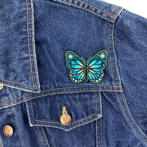 Patch - Turquoise Butterfly