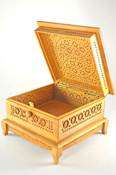 Floral Kadam Wood Box