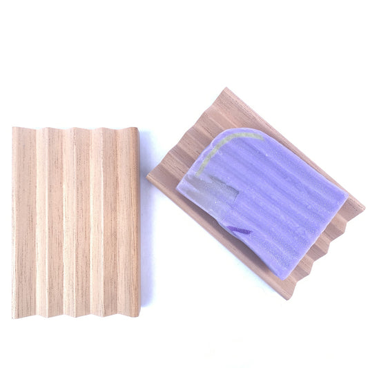 eco friendly cedar soap dish