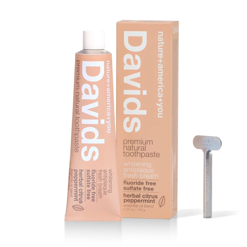 Davids Natural Toothpaste - Herbal Citrus Mint