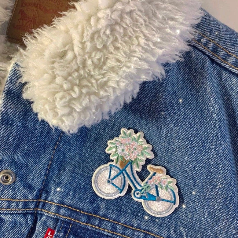 Patch - Floral Bicycle