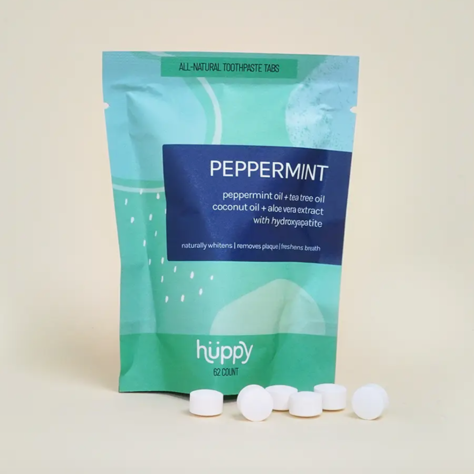 Huppy Toothpaste Tablets Refill, Peppermint