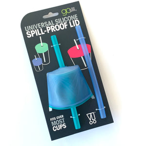 Silicone Spill-Proof Straw Top, Set of 2
