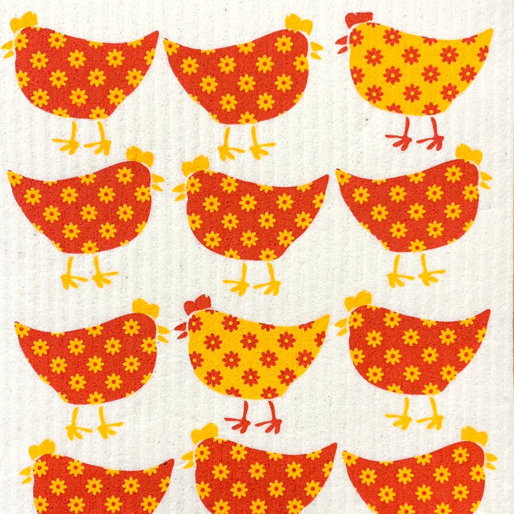 Swedish Dishcloth - Little Chickens
