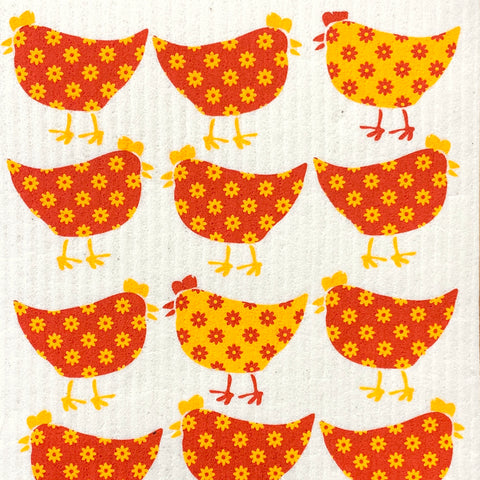 Swedish Dishcloth - Little Chickens