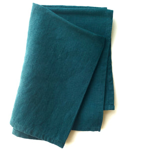 Linen Kitchen Towel - Dark Teal