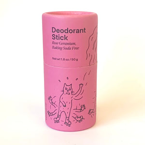 Compostable Deodorant Stick - Rose Geranium